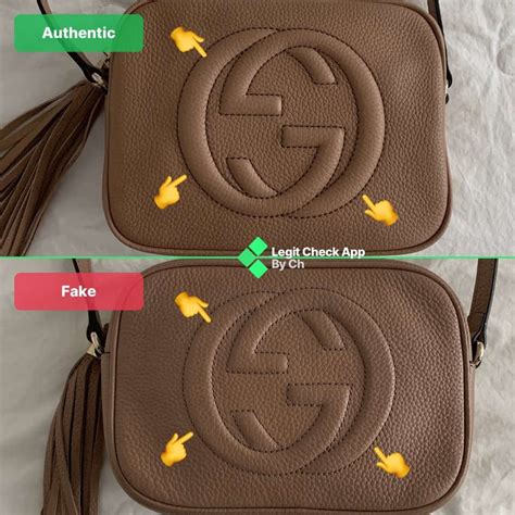 fake gucci pouch vs real|authenticity of gucci soho bag.